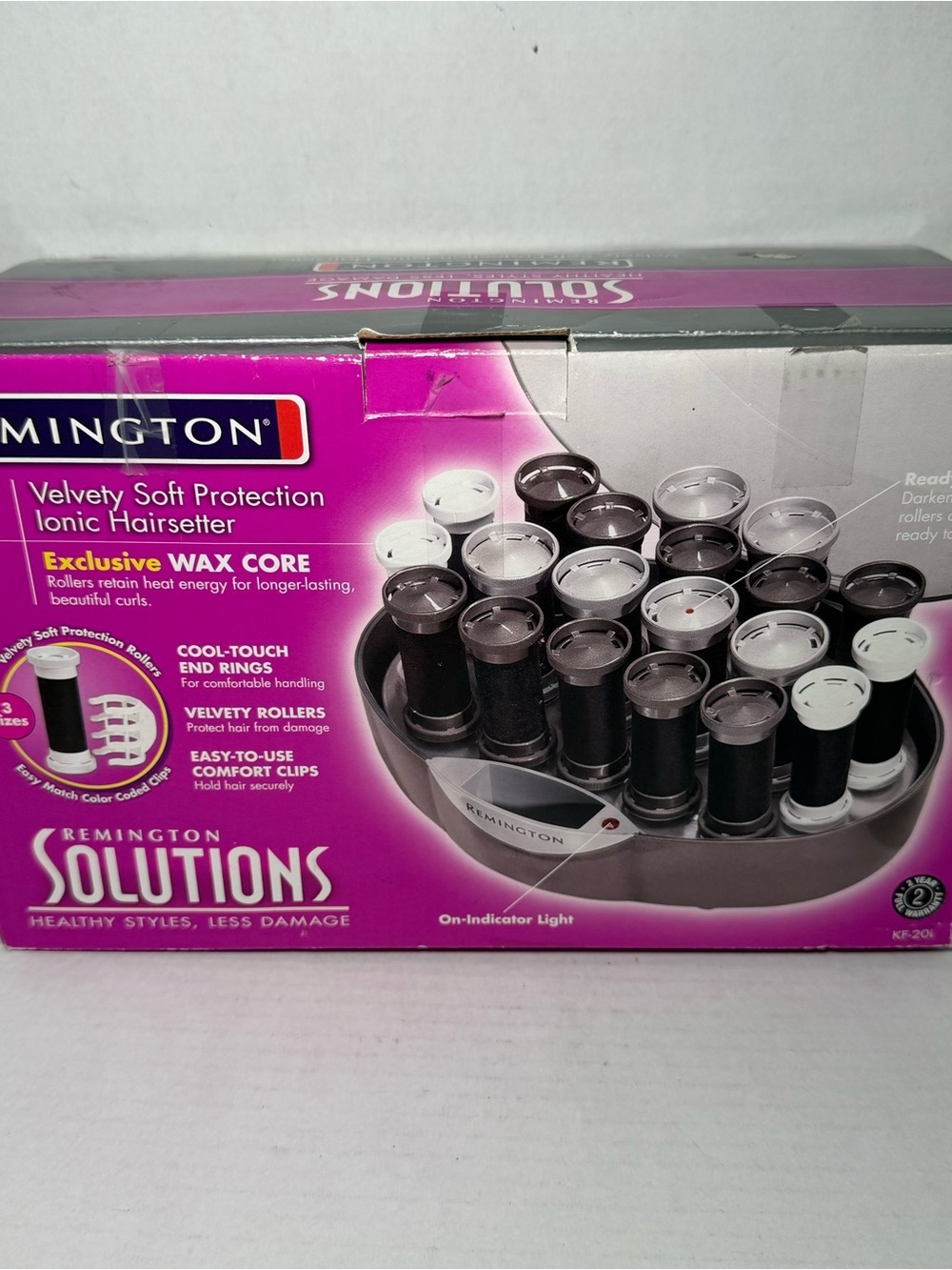 2005 Remington Hot Rollers Curlers in Box Pageant Solutions Velvety Soft